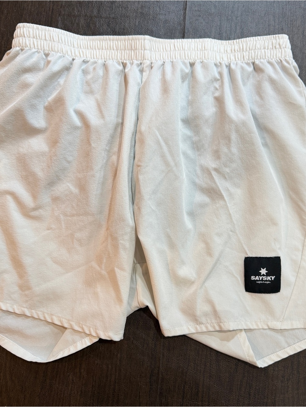 SAYSKY White Athletic Shorts Sz L